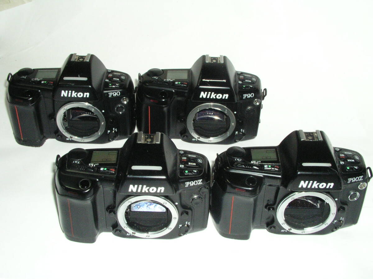NIKON ふさわしい ニコン F4/F90X/F-810 3台セット売り