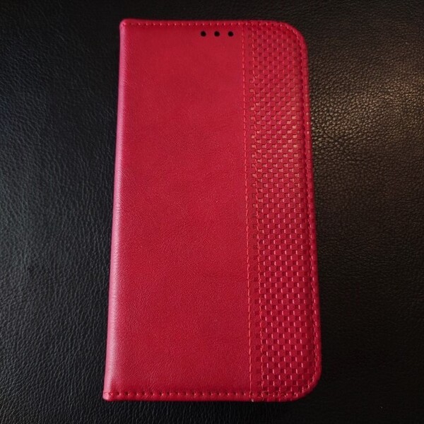 AQUOS wish/wish2(アクオス ウィッシュ)レザーケース レッド 手帳型 カード収納 カバー スマホケース アクオス シャープ