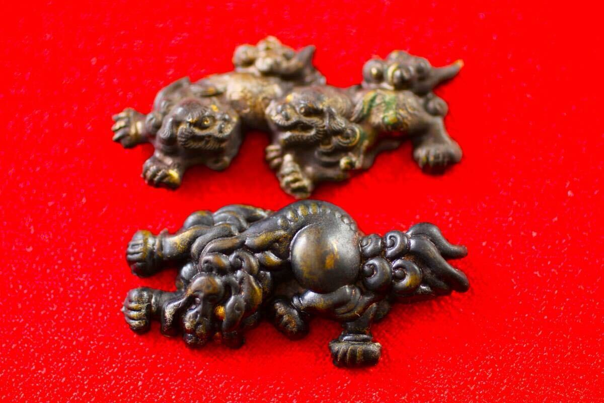 Yahoo!オークション -「目貫 獅子」(鍔、刀装具) (武具)の落札 Yahoo!オークション -「目貫 獅子」(鍔、刀装具) (武具)の落札