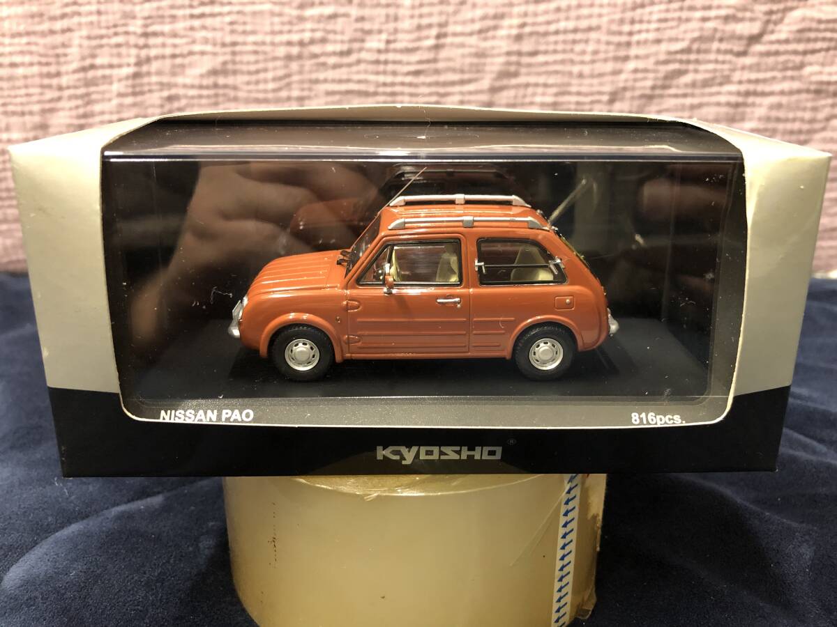 ☆日産純正箱!☆NISSAN PAO Canvas Top Ivory/White 1/43【PK10 ☆日産純正箱!☆NISSAN PAO Canvas Top Ivory/White 1/43【PK10