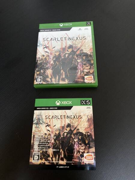 送料無料 初回版 Xbox One Series X★スカーレットネクサス★used☆Scarlet Nexus☆import Japan