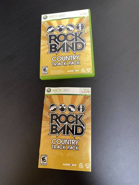 送料無料 起動未確認 Xbox360★ロックバンド カントリー トラックパック 海外版★used☆Rock band Country Track Pack☆