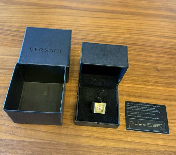 VERSACE ヴェルサーチ リング メデューサ ロゴ 21号 アクセサリー made in italy
