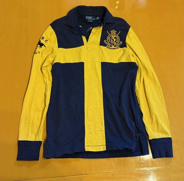POLO by Ralph Lauren CUSTOM FIT 長袖 ラガーシャツ size S 古着