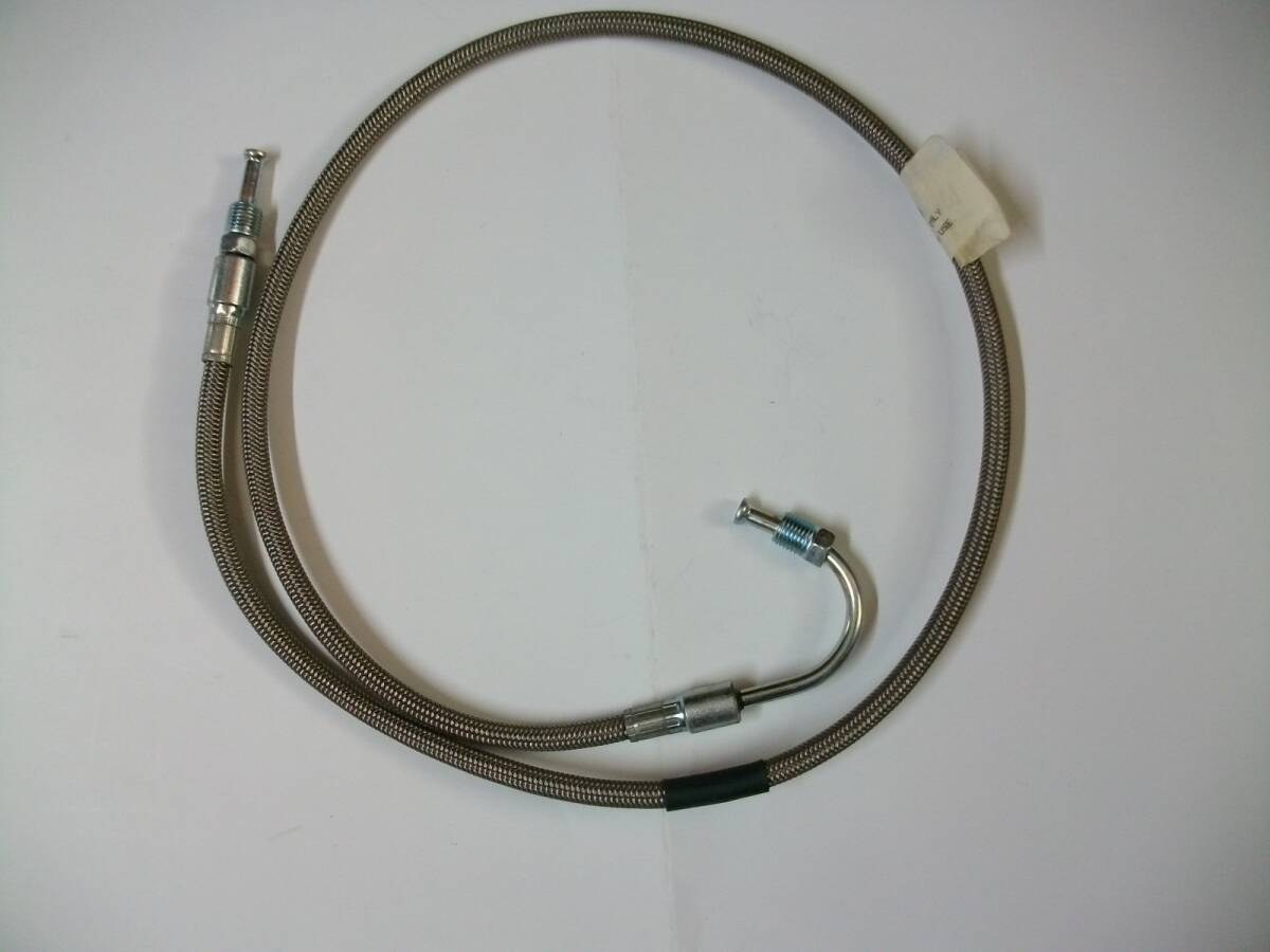 ハーレーショベルブレーキメッシュホース新品未使用 Russell製