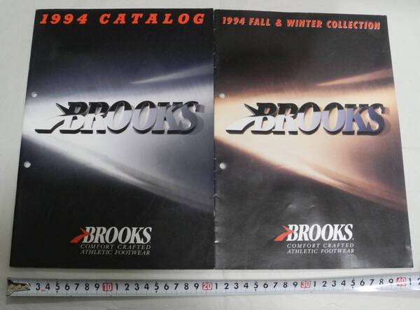 1994 brooks catalog shoes vintage sneaker made in japan ブルックス カタログ ビンテージ スニーカー running tennis basket 資料