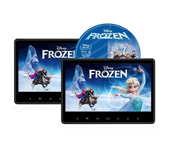 10.1インチ ヘッドレストモニター DVDプレーヤー 車載用モニター 後部座席 高画質 IPS液晶 2台売 角度調整可 送料無料