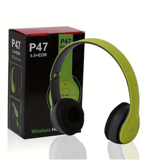 P47 ワイヤレスヘッドフォン ヘッドホン ノイズキャンセリングヘッドホンBluetooth 5.0ワイヤレス HiFi Hi-Fiステレオヘッドフォン f15
