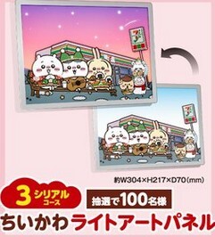 当選報告】ちいかわライトアートパネル | 少額投資と懸賞の日々。