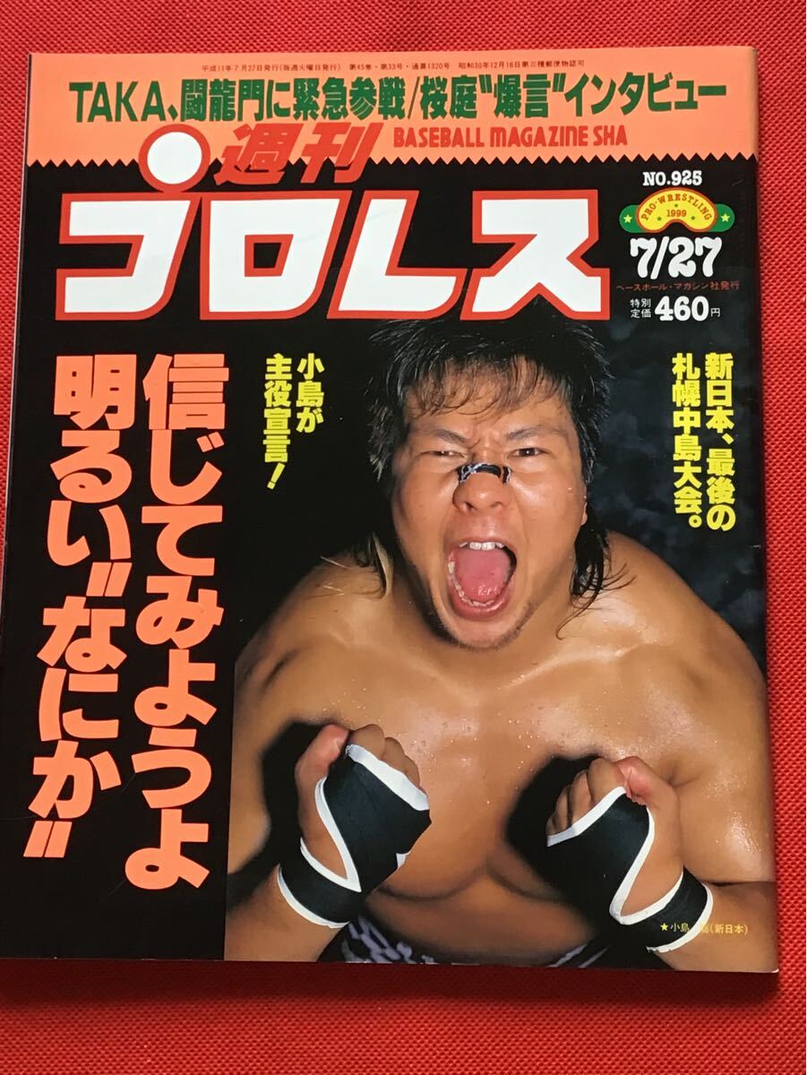 週刊プロレス　1999年2000年当時もの　30冊セット  
東京ドーム大仁田蝶 2025年最新】Yahoo!オークション -週刊プロレス 1999の中古品