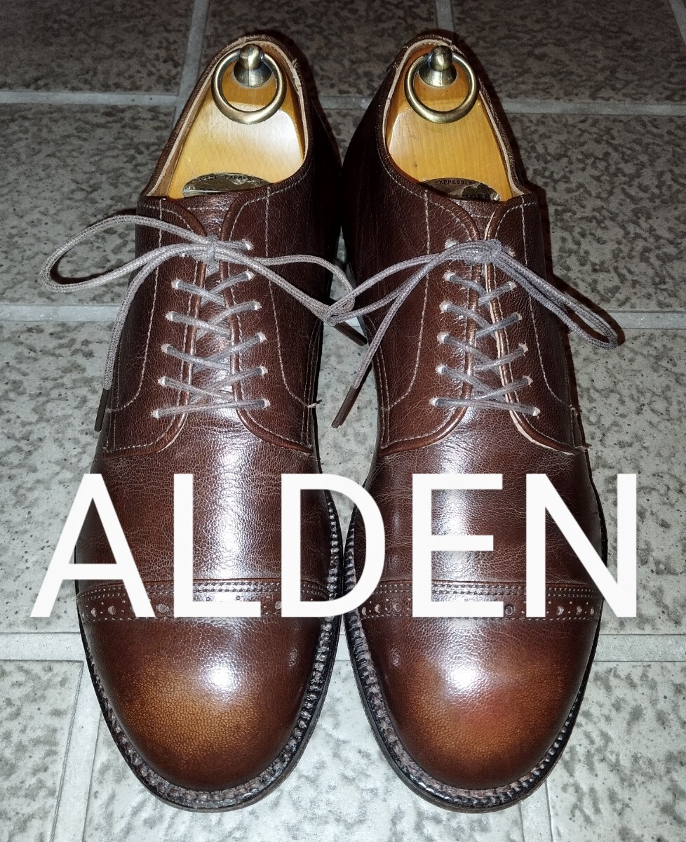 Yahoo!オークション -「alden キャップトゥ」(オールデン) (お Yahoo!オークション -「alden キャップトゥ」(オールデン) (お