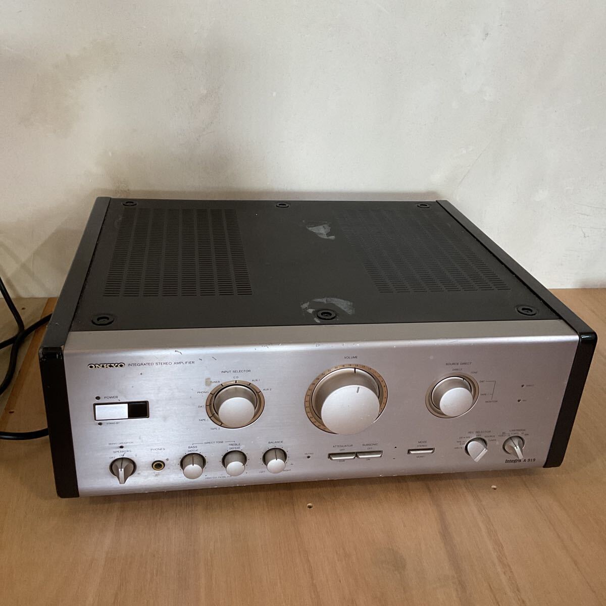 Yahoo!オークション -「ONKYO integra a-919」(オーディオ機器 Yahoo!オークション -「ONKYO integra a-919」(オーディオ機器