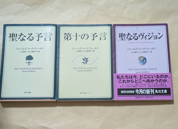 【即決・送料込】聖なる予言 第十の予言 聖なるヴィジョン 文庫3冊セット ジェームズ・レッドフィールド