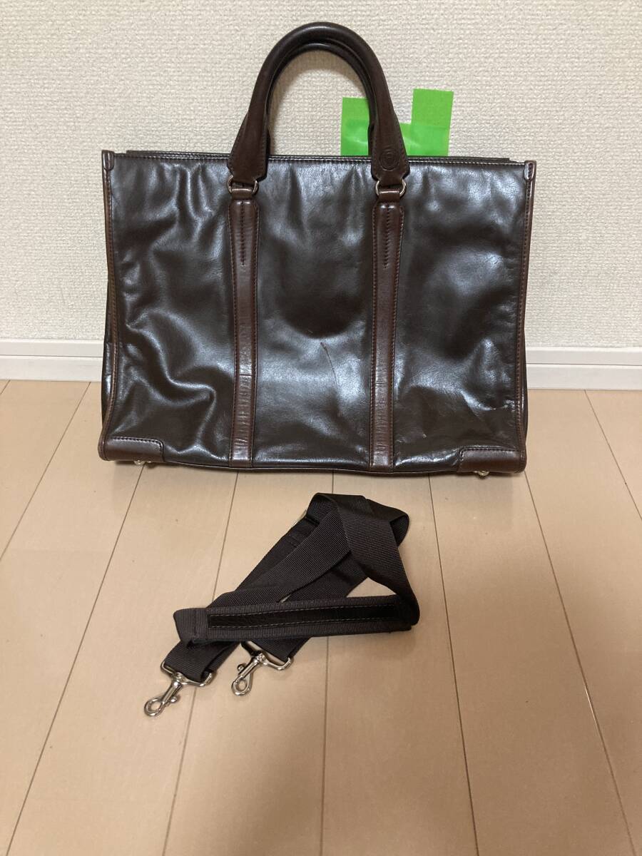 未使用 NATIVO ナティーボ 牛革 ビジネス バッグ ACE社 ショルダー付 ace. - エース(ACE) ナティーボ(NATIVO) 牛本革ビジネスバッグ