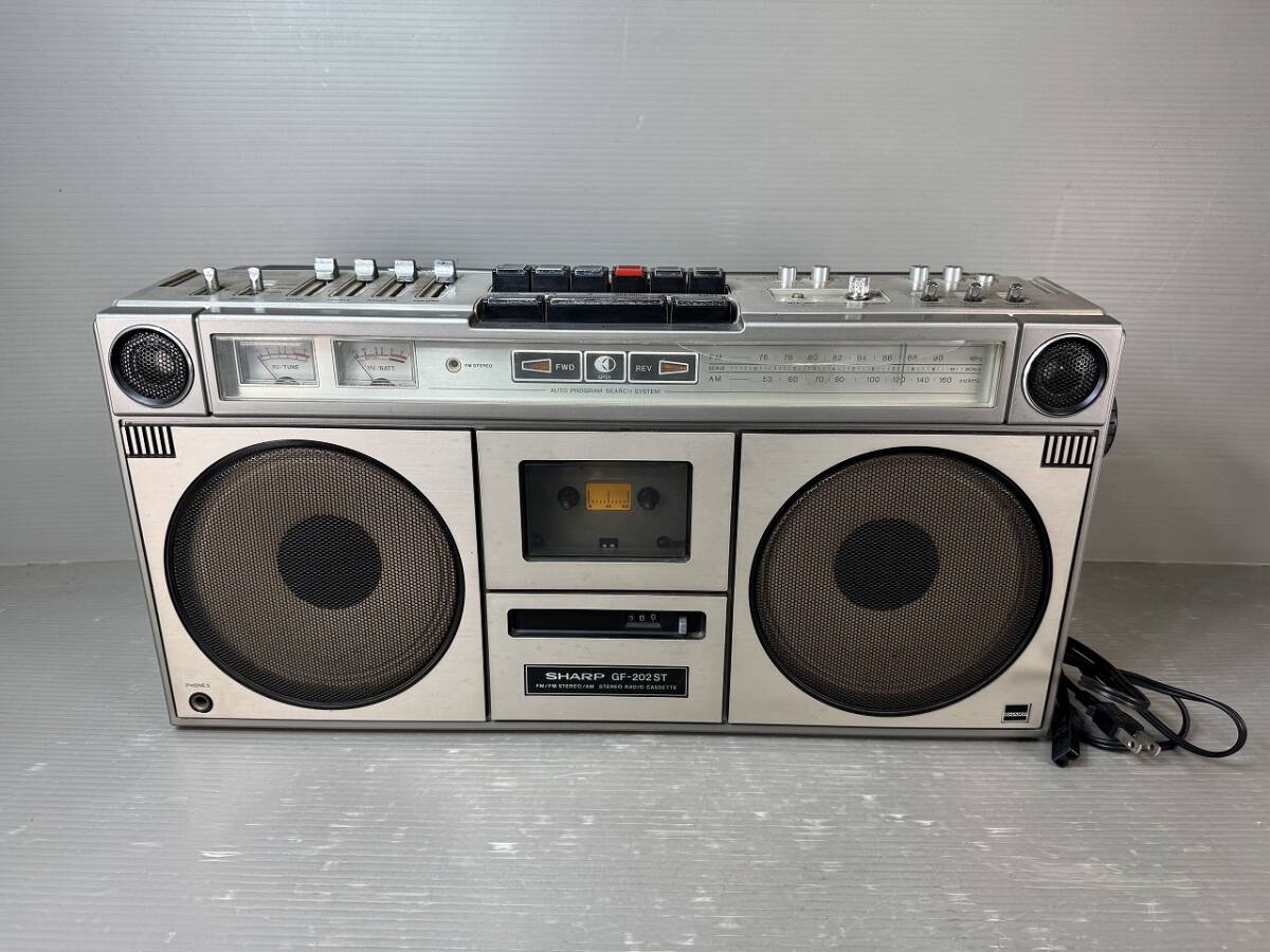 SHARP シャープ GF-202ST AM/FMラジオ付き ステレオテープ