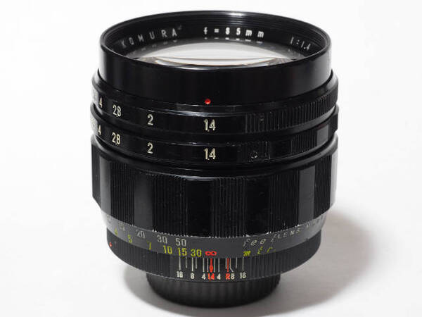 KOMURA 85mm F1.4 純正&代替フード付き