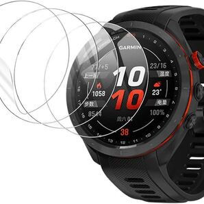 d-517 LAZIRO【2023最新】Garmin Approach S70 42mm 専用 スクリーン保護フィルム (4枚入り) アクリル水晶ヒドロゲル 新デザイン超薄型