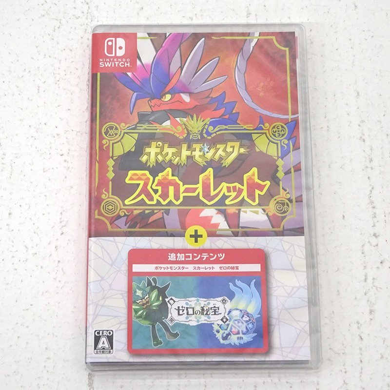 ポケットモンスター スカーレット＋ゼロの秘宝 Switch 新品
