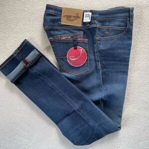 【JACOB COHEN ヤコブコーエン J672 】バンダナ付き イタリア製 美脚 テーパード ストレッチ デニム 33インチ 快適