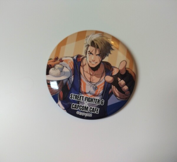 ストリートファイター6 STREET FIGHTER 6 CAPCOM CAFEカプコンカフェ 缶バッジ ルーク
