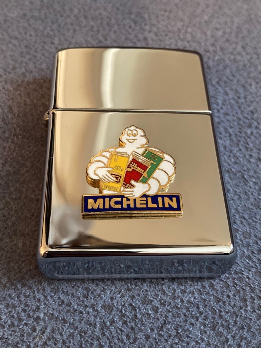 中古品】Zippo ジッポーMICHELIN ミシュラン1998年ライター動作