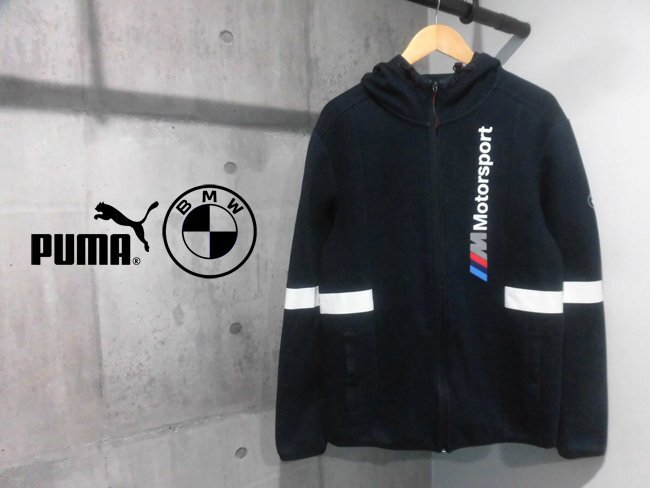 【BMW】新品未使用　ジャケット セール】PUMA プーマ メンズ BMW MMS フーデッド スウェット