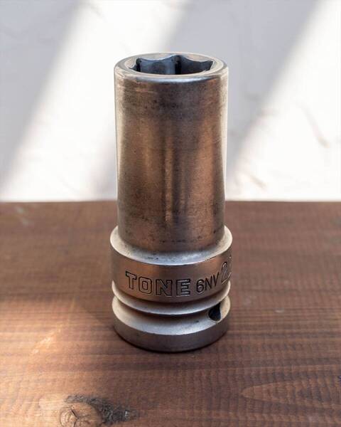 【トネ TONE インパクト ソケット 6NV-22L 22mm 差込角19.0】(3/4) ロング