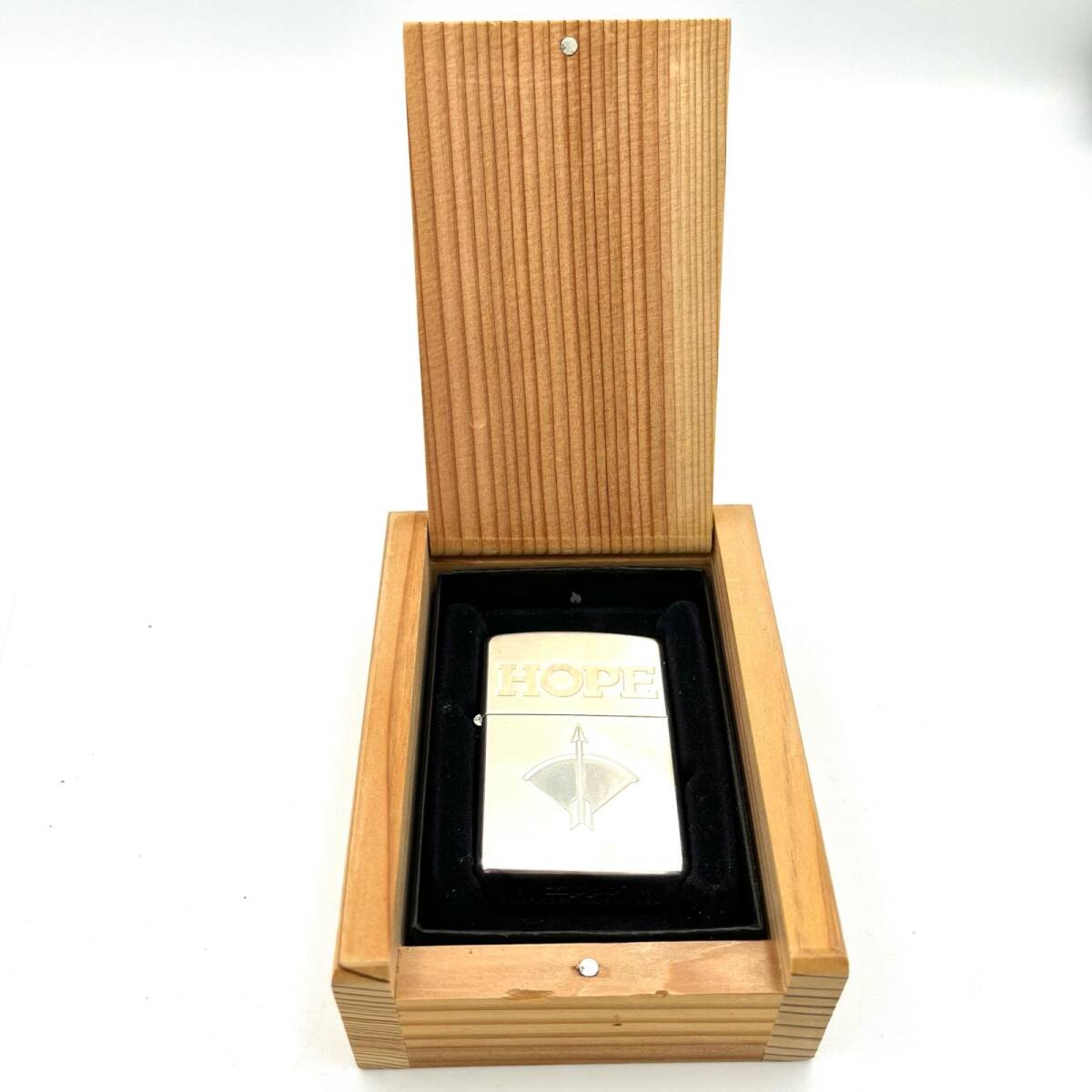ZIPPO（ジッポ） オイルライター HOPE JT懸賞品 木箱付 未着火品