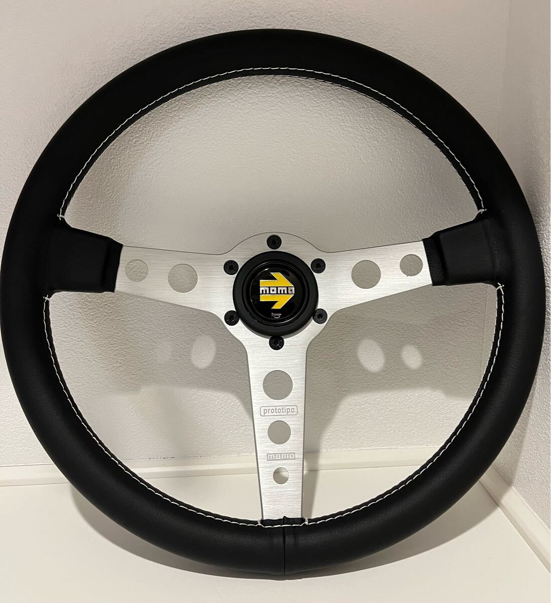 MOMO モモ ステアリング PROTOTIPO SILVER 320 320mm