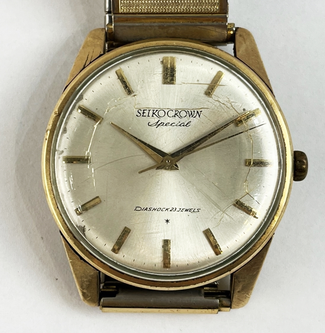 セイコー クラウンスペシャル 18金無垢 Ref.70198 Cal.341 23石