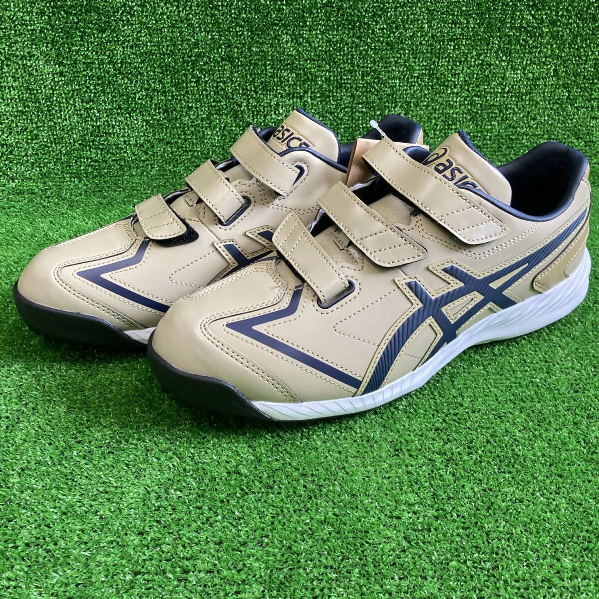 中古27.0cm】asics トレーニングシューズ ホワイト/ブルー シューズ