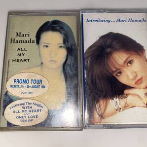 再値下送料無料カセット再生良好歌詞付2本セット浜田麻里 Introducing... MCC30909 / ALL MY HEART MCC11106 Hamada Mari DGM1397 アジア盤