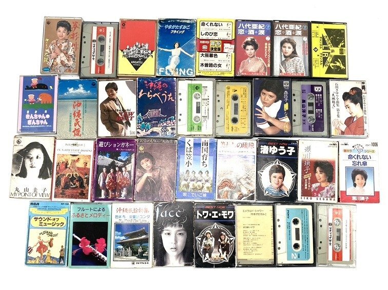 マルフクレコード　カセットテープセット　沖縄民謡 沖縄民謡琉球民謡の神髄 照屋寛徳 カセットテープ＋歌詞カード付