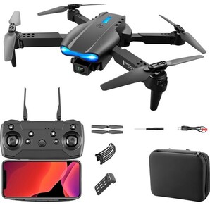 E99 ドローン カメラ付き 4K HDデュアルカメラ 100g未満 トイドローン 小型 折り畳み式 初心者向け ミニドローン 子供向け 収納ケース