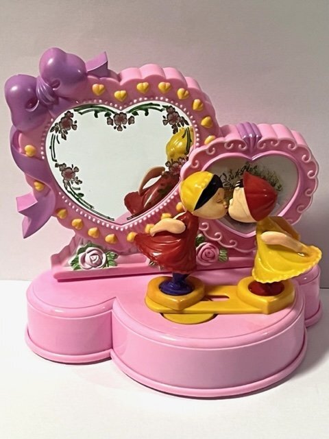 ☆レトロ☆ KISS MOPPET HF-833A キス人形 ミラー 鏡 ハート