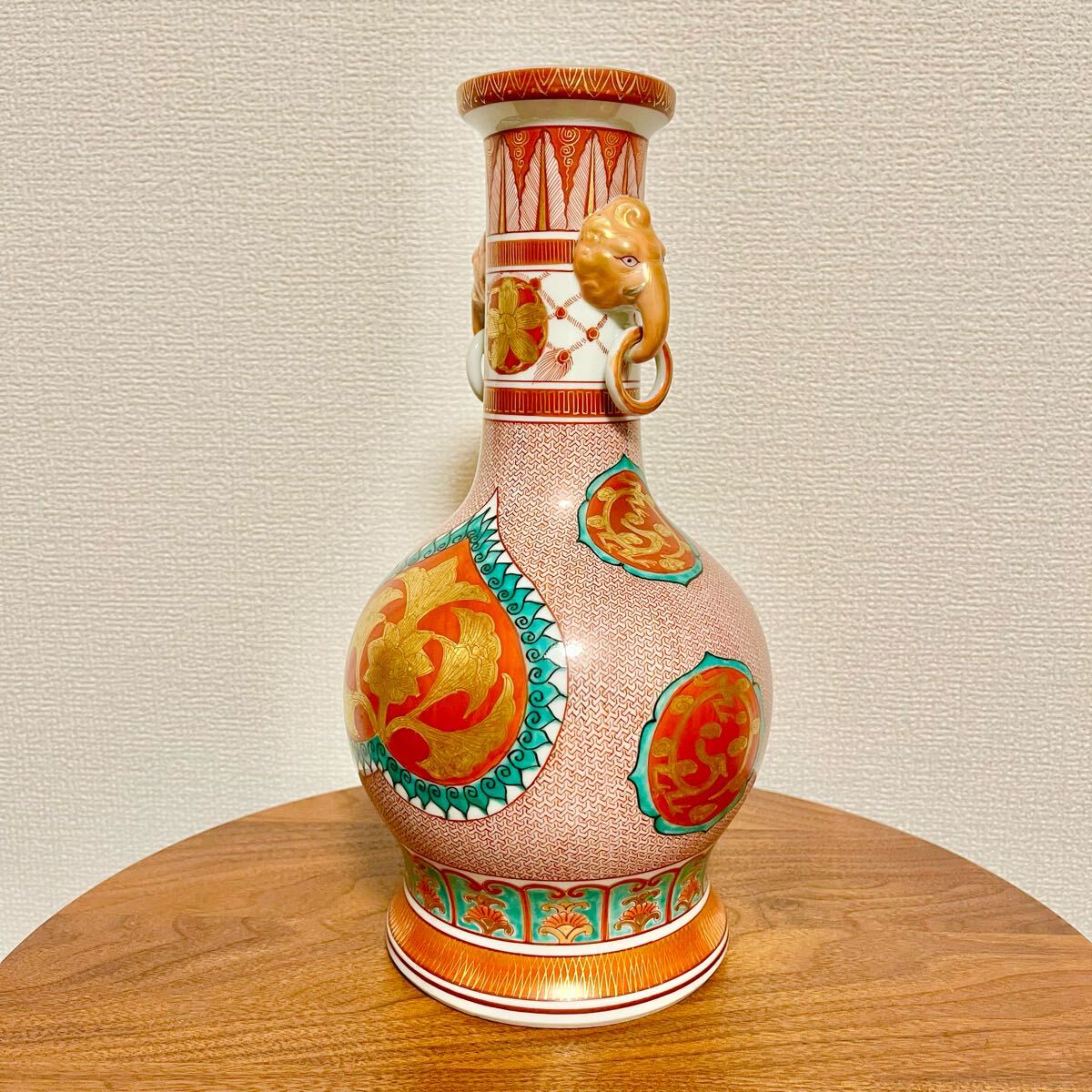 Yahoo!オークション -「九谷焼 赤絵」(花器、壷) (九谷)の落札 Yahoo!オークション -「九谷焼 赤絵」(花器、壷) (九谷)の落札