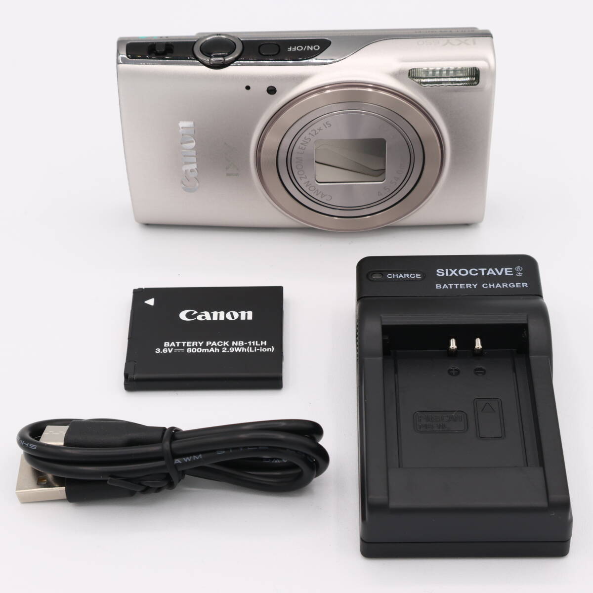 新品未使用・店頭展示品】 Canon IXY 650 シルバー