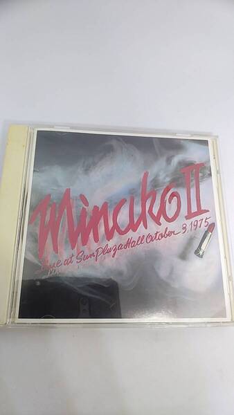 CD 吉田美奈子 MINAKO Ⅱ LIVE AT SUNPLAZA OCTO.3 1975 中古品
