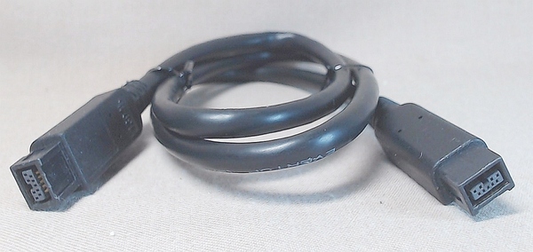 FireWire800 IEEE1394b ケーブル 約60cm ≪送料無料≫ ファイヤーワイヤー ファイアワイア 9pin ピン .b ドットビー #2/6