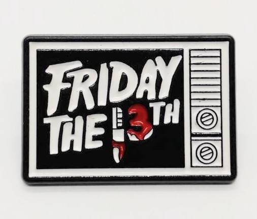 送料無料 13日の金曜日 ジェイソン テレビ ホラー ピンブローチ ピンズ PINS バッジ バッヂ アメリカン雑貨 スマアク