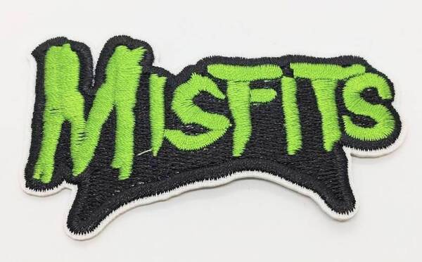 送料無料 ミスフィッツ ロックバンド アイロン のりつき 刺繍 ワッペン アップリケ アメリカン雑貨 スマアク