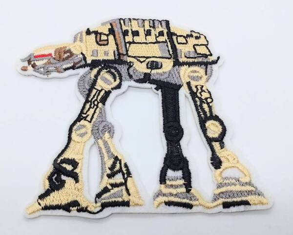 送料無料 スターウォーズ AT-AT アイロン のりつき 刺繍 ワッペン アップリケ アメリカン雑貨 スマアク