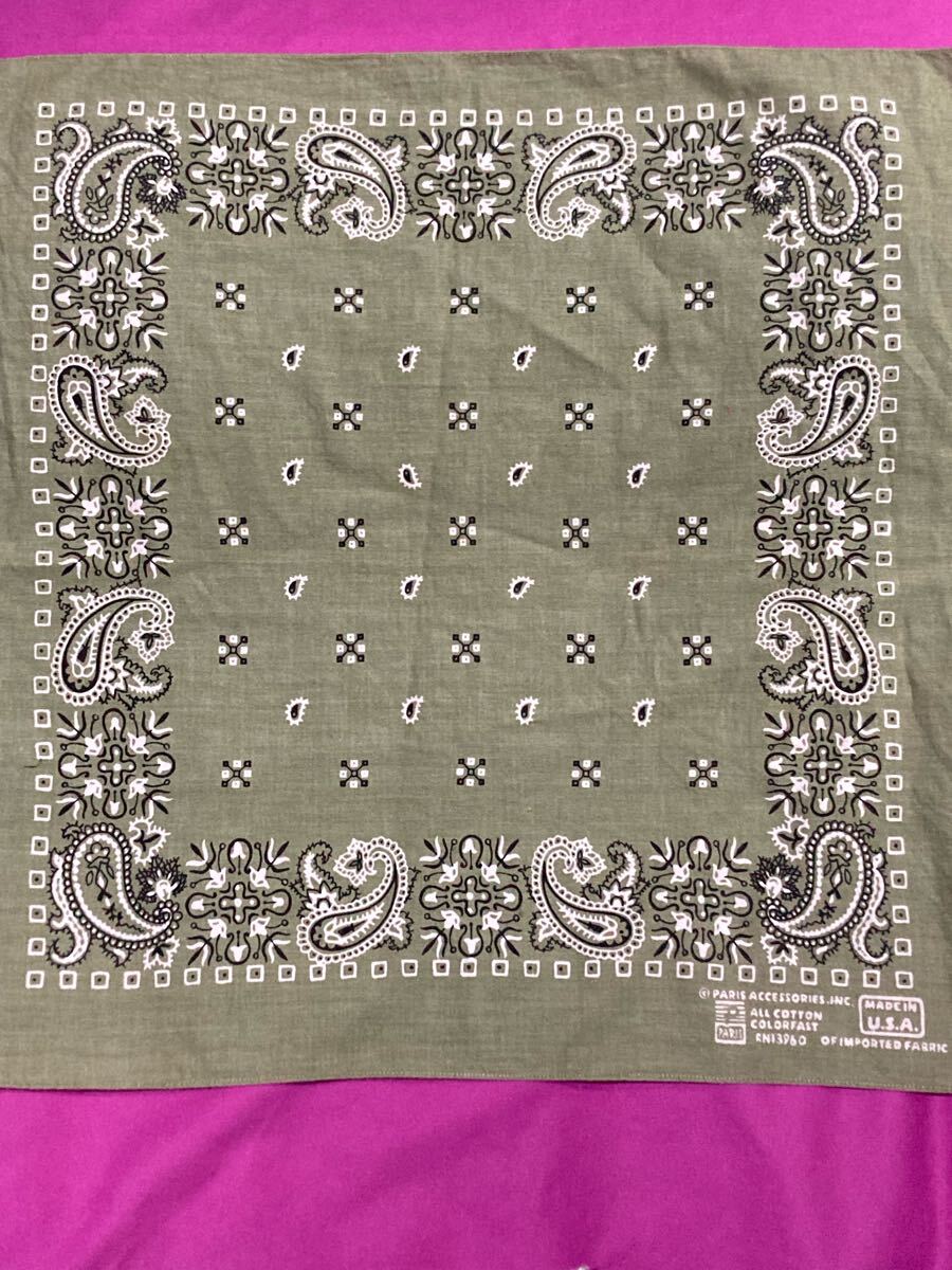 WAIPER.inc BANDANA CROSS バンダナ クロス柄 日本製