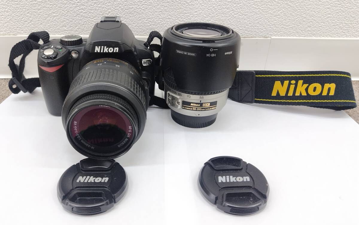 ジャンクニコン Nikon D60 望遠レンズ2個セット