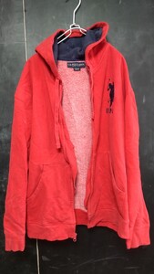U.S .POLO ASSN BIGポニー ジップパーカー