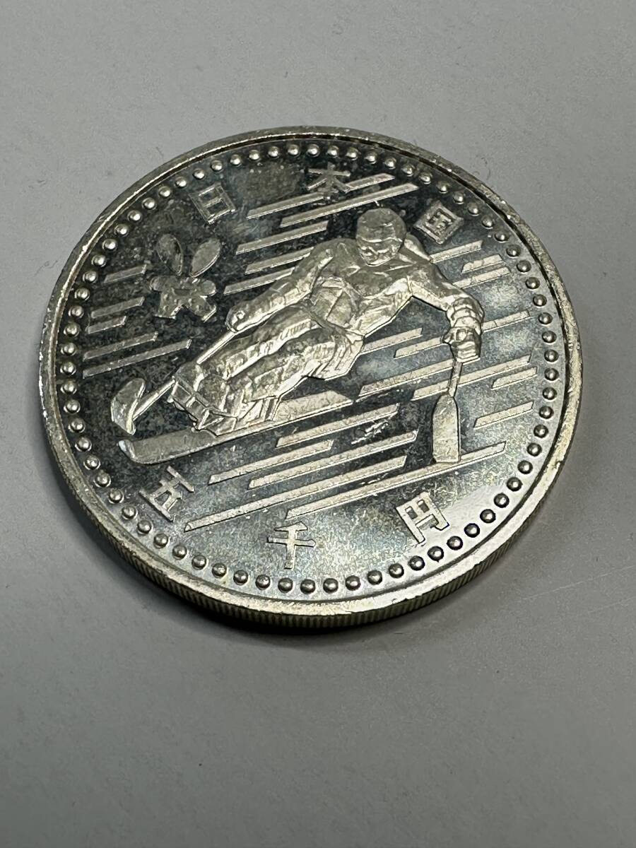 1998年 長野オリンピック 5000円銀貨/五千円銀貨 記念硬貨 平成