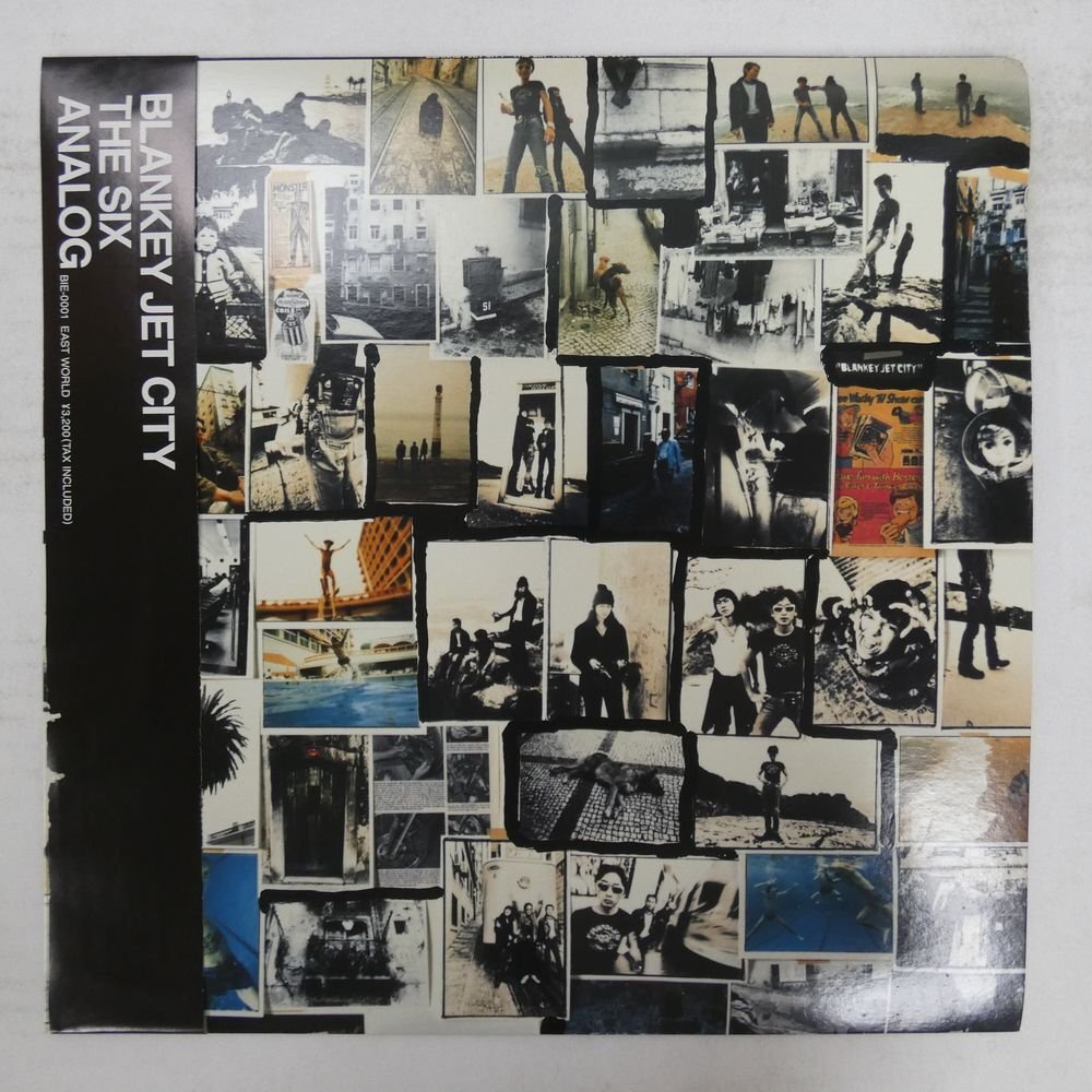 BLANKEY JET CITY THE SIX ANALOG LP with obi strip
