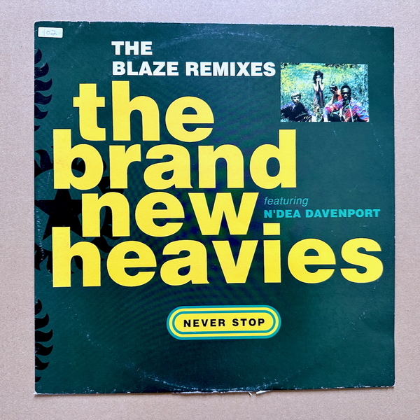THE BRAND NEW HEAVIES /Never Stop (The Blaze Remixes) 12インチシングル アナログ盤 中古