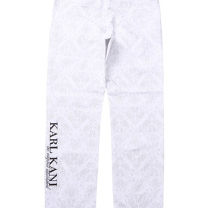 ★未使用★カールカナイゴルフKarl Kani GOLF ガムストレッチ オリエンタル総柄ゴルフロングパンツ 春夏秋用 34号XL ウエスト86cm 定1.4万