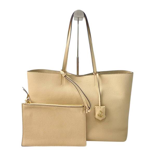 美品 ジミーチュウ JIMMY CHOO レディース トートバッグ ポーチ付き A4収納 肩がけ